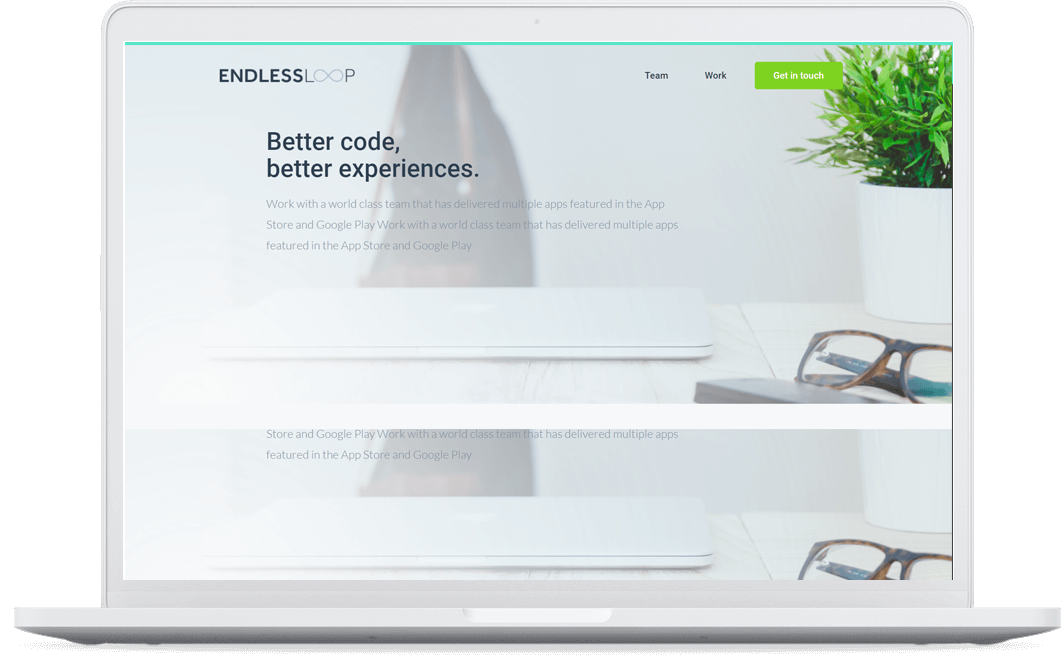 Endlessloop: Digital Services Offering Website HTMLPanda Portfolio